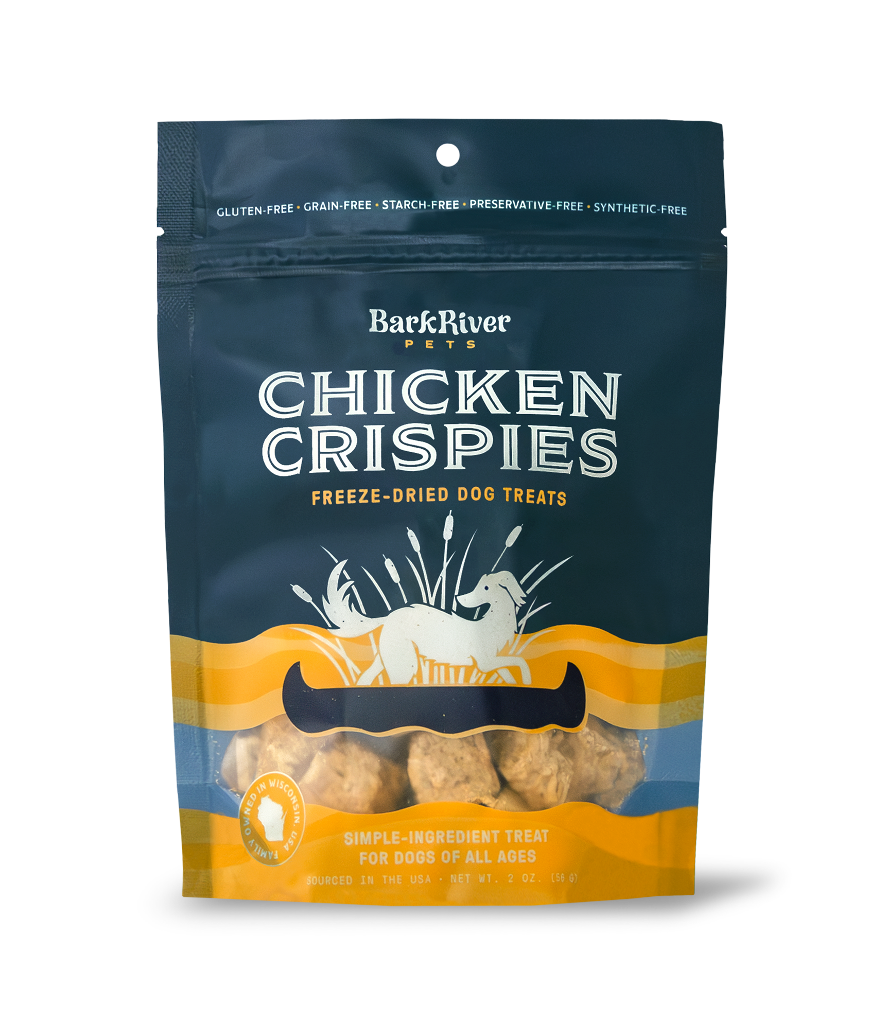 Chicken Crispies Freeze Dried Dog Treats Bark River Pets