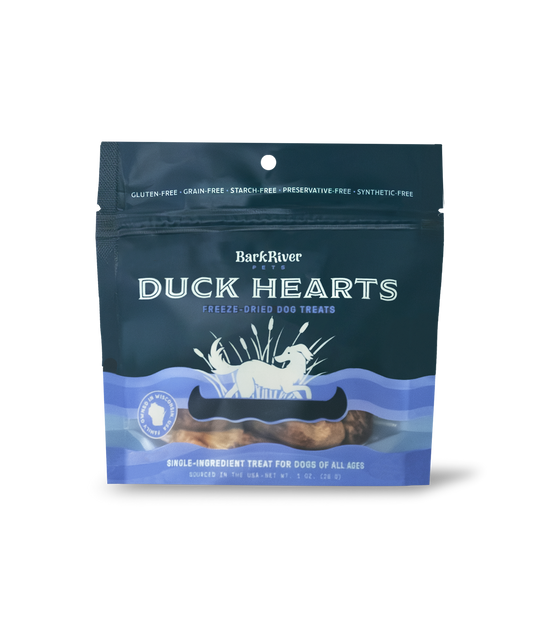 Duck Hearts Freeze-Dried Dog Treats